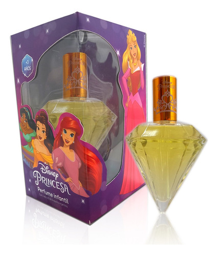 Perfume Infantil Princesas Diamante Con Atomizador 7301