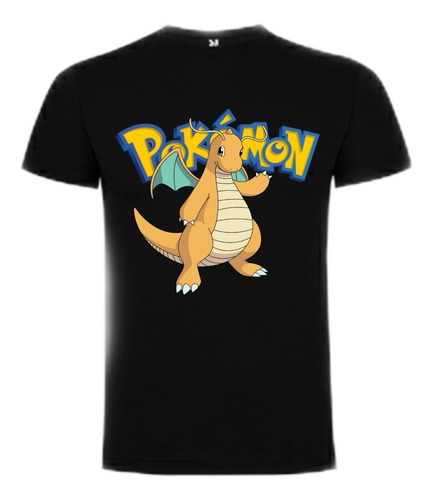 Polera Pokemon Dragonite Pokemon Go 100% Algodon