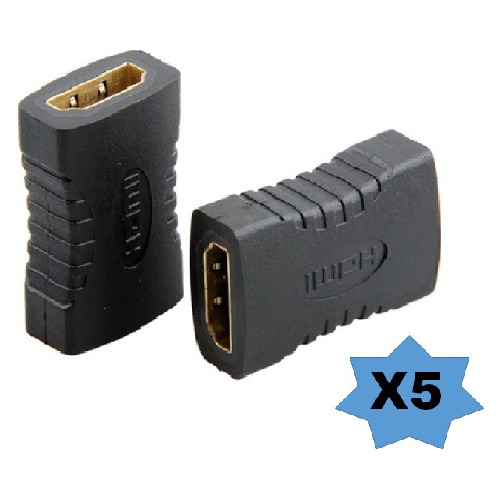 Conectores Hdmi Union Acople Hembra Hembra Extension