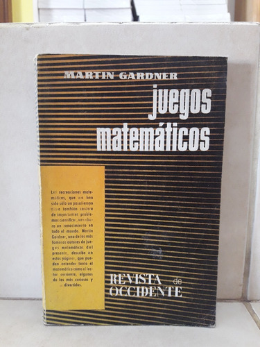 Juegos Matemáticos. Martin Gardner