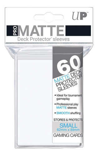 Protectores Mate Mini Small Blanco X 60 - Ultra  Pro