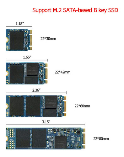 Adaptador Godshark M.2 Ngff Ssd A A1369 A1370 Para Macbook A