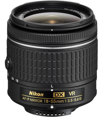 Nikon Af-p Dx Nikkor 18-55mm F/3.5-5.6g Vr Lente (refurbishe (Reacondicionado)