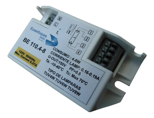 Balastro Electrónico Para Lampara De Desinfección Uv 4-8w