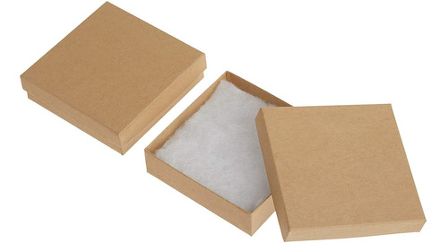 Beadaholique  Piezas De Cajas De Cartón Kraft Square Je...