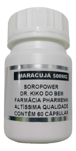 Maracujá 60 Cápsulas Soropower 100% Natural Melhor Do Brasil