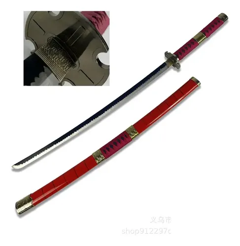 Katana Zoro One Piece Espada De Acero Sandai Kitetsu Cosplay