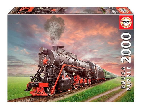 Educa Puzzle 2000 Pzs Tren Soviético Locomotora 18583