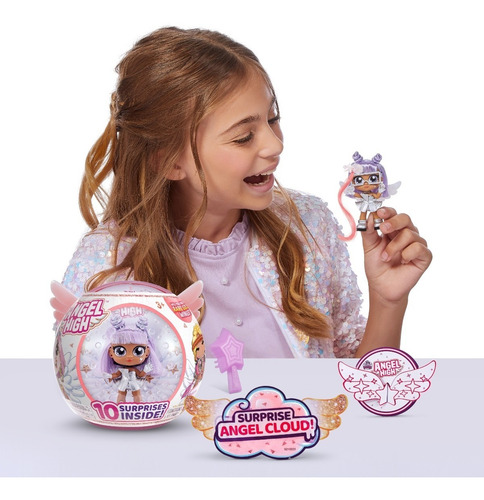 Imagen 2 de 5 de Muñeca Itty Bitty Prettys Serie 2 Cosmo Angel High Esfera Ed