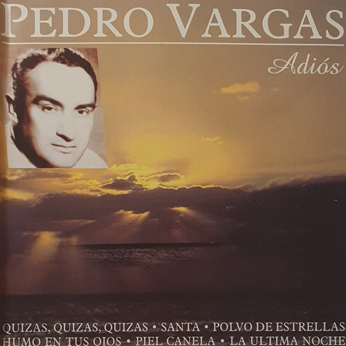 Cd Pedro Vargas + Adiós + Última Noche + Polvo De Estrellas