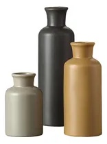 Comprar  Cwlwgo-juego De 3 Jarrones De Cerámica, Jarrones Pequeños P