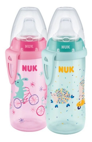 Mamadera Nuk First Choice Active Cup X300ml 12+m Verde