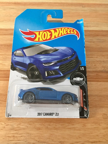 Hot Wheels - 2017 Camaro  Zl1 - Azul # 360 - 03_recs