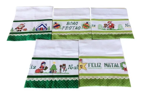 Pano De Prato Natal Ponto Cruz - 30 Unid. - Frete Gratis à venda em Muriaé Minas Gerais por apenas R$ Brasil Pano De Prato Natal Ponto Cruz - 30 Unid. - Frete Gratis à venda em Muriaé Minas Gerais por apenas R$ Brasil