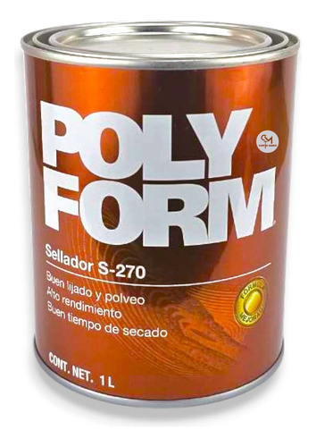 Sellador Para Madera Piedra Concreto Polyform 1 Lt S-270