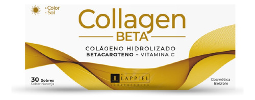 Collagen Beta Colageno Hidrolizado + Betacaroteno X 30sobres