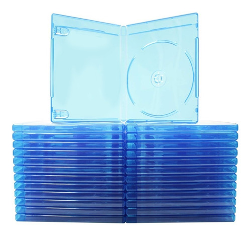 Caja Bluray Azul Single 12mm - Pack De 100 Unidades