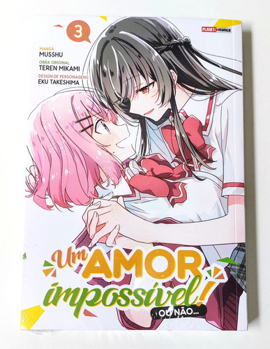 Um Amor Impossível Ou Não 3! Mangá Panini! Novo E Lacrado!