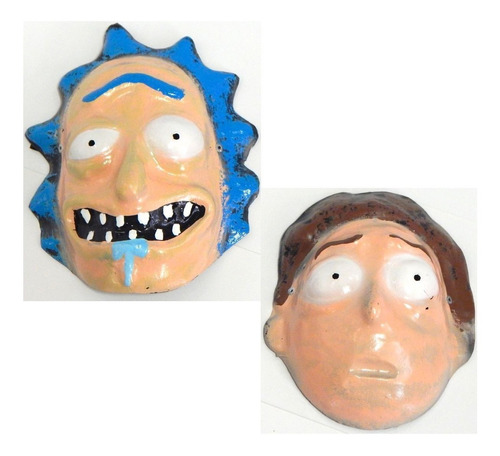 Rick And Morty Wubba Lubba Dub Disfraz 2 Mascaras Halloween