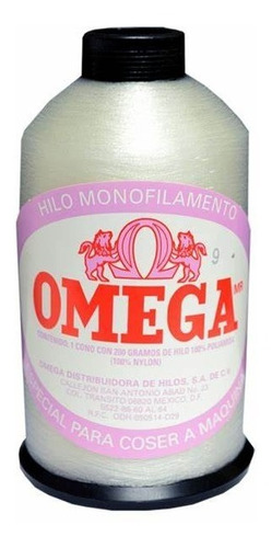 Hilo Monofilamento Para Maquina De Coser Marca Omega 200gr