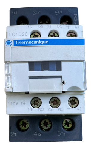 Contactor Telemecanique Lc1 D25fd Tesys 33114 110v Schneider