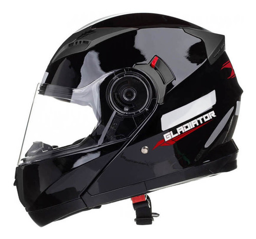 Capacete Texx Gladiator Preto Brilhante 61