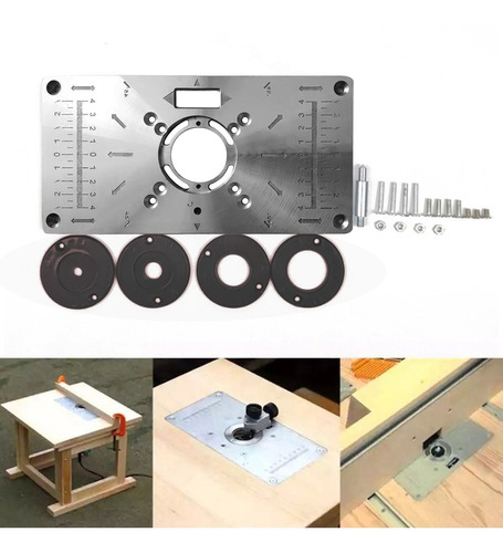 Mesa Router Multifuncional Inserto Placa Carpintería