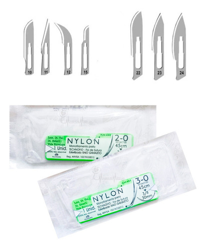 Kit Sutura Dissecação Porta Ag, Pinça Tesoura Mayo, Simul. Tipo De Alicate Tesoura Mayo Stille