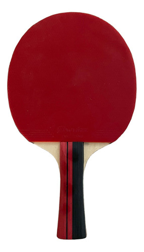 Raqueta Ping Pong Best 4 Estrellas Tenis De Mesa Rojo/negro