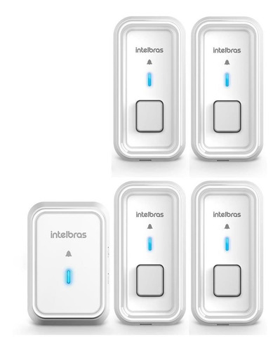 Campainha Sem Fio Cib 101 Intelbras Com 4 Modulos Externo