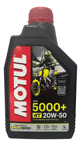 Óleo Motul 5000 4t 20w-50 Hc-tech Semissintético Com 1 Litro