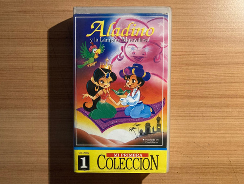 Película Vhs Video Aladdino Y La Lámpara Misteriosa Original