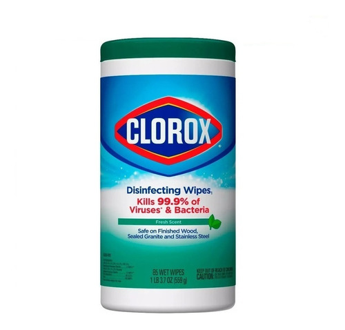 Pañitos Desinfectantes Clorox  Elimina 99.9% Virus Bacterias