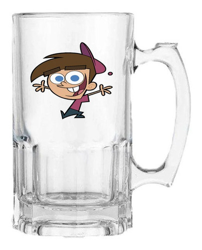 Vaso Cervecero Dibujos Animados P2 Transparente E215