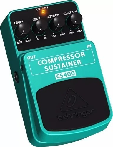 Pedal De Efecto Behringer Cs400 Compresión Suave Y Sustain