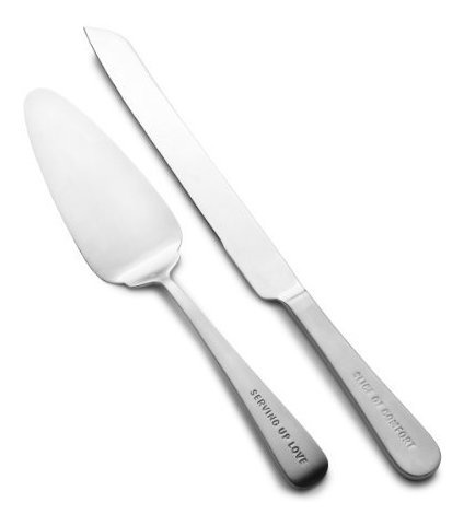 Towle Living 5126661 Express 2piece Dessertcake Server Set