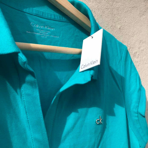 Remera Chomba Calvin Klein Importada Mujer 95% Algodón