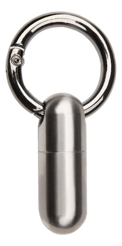Mini Cápsula Masculina Pingente Colar Garrafa Chaveiro N