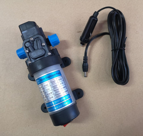 Imagen 7 de 10 de Hidrolavadora 12v Portatil Valija Bolso 100w Con Accesorios