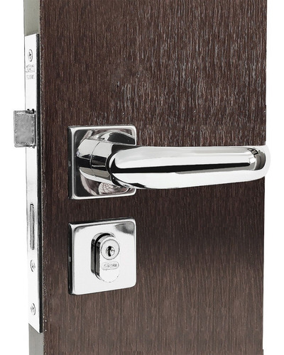 Fechadura Inox 803/09 Para Portas- Stam Portas Comuns