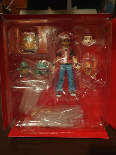 Pokemon Figma Red, Squirtle, Charmander & Bulbasaur Original