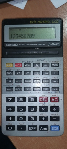 Calculadora Vintage Casio Fx-d400, 400 Funciones 