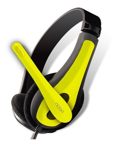 Imagen 2 de 6 de Auricular C/ Mic Noganet Voice Ngv 400 Vincha Mic 180º Ciber