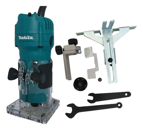 Tupia Manual Elétrica Fixa 530w 6 Mm (1/4 ) - 3709 - Makita