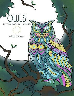 Libro Owls Coloring Book For Grown-ups 1 - Nick Snels