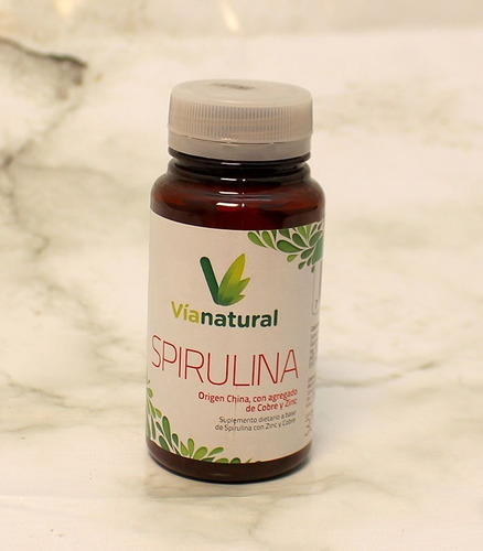 Imagen 4 de 4 de Spirulina Aminoácidos Proteína Saciedad Anemia X 60 Comp
