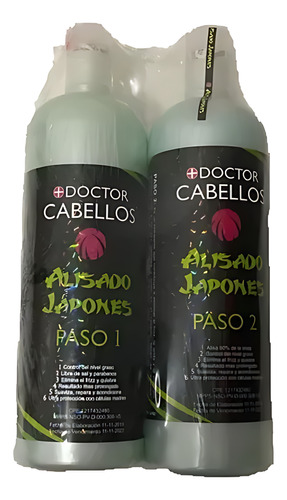 Alisado Japones Kit Litro + Shampo Doctor Cabellos 100% Liso