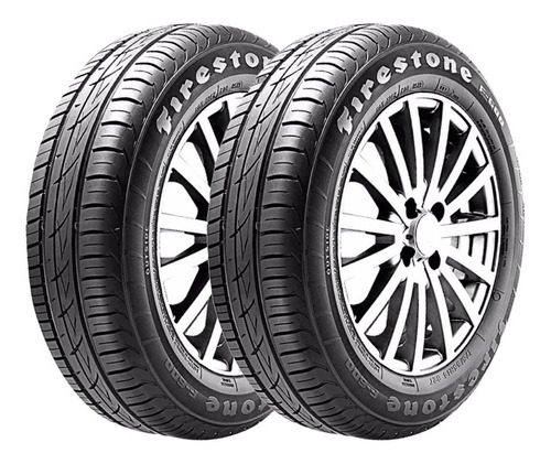 Kit X2 Firestone 185 60 R14 82t F-600 18 Cuotas!