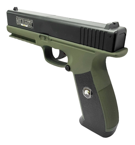 Imagen 5 de 8 de Pistola Co2 Glock 17 Swat Military Comando Adaptador Drago