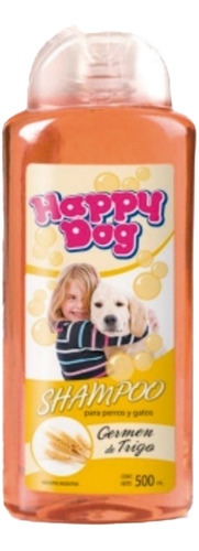 Happy Dog Shampoo Gérmen De Trigo 500ml Para Perros Y Gatos 